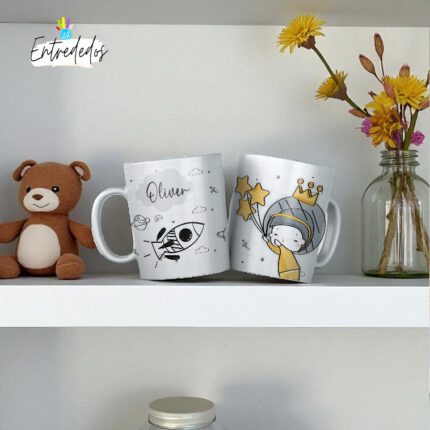 Tazas Personalizadas para Bautizos: Príncipe Del Universo