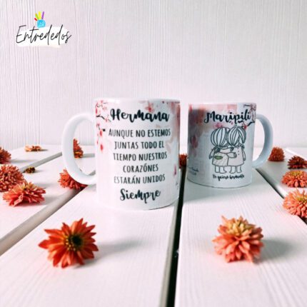 Taza personalizada para tu hermana – Un detalle único y especial