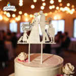 Toppers de madera para boda "MI FAMILIA"