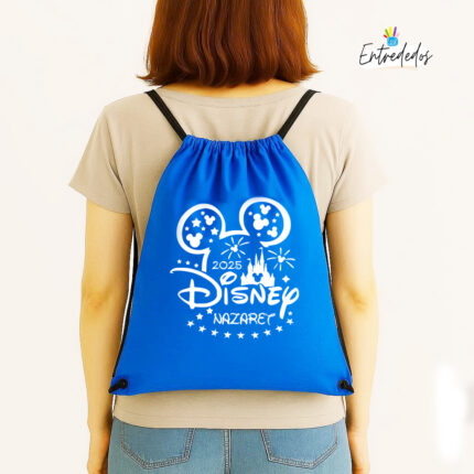 Mochila azul de tela DISNEY/ WARNER