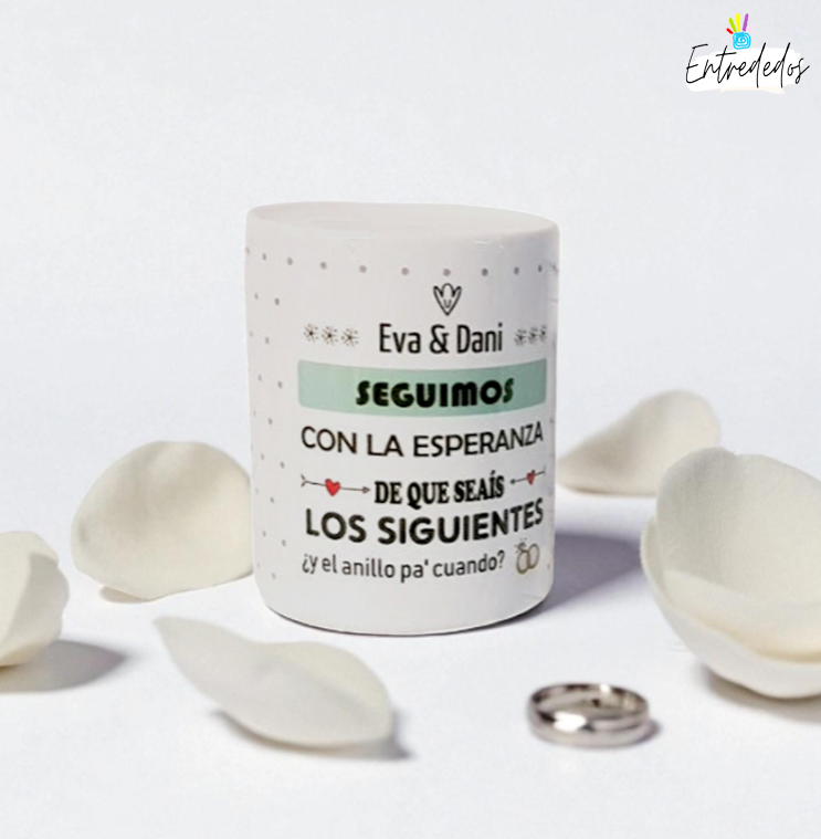 4 "seguimos con la esperanza": La hucha perfecta para futuros esposos - Imagen 1