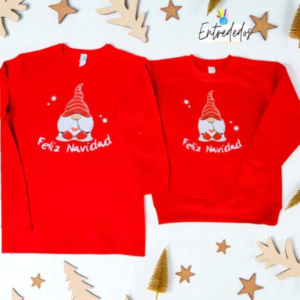 Sudadera GNOMO: Estilo Navideño Único