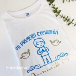 Camiseta Infantil Manga Corta Personalizada – Comunión Niño