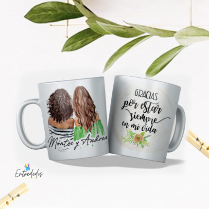 Taza damas de honor "HOY Y SIEMPRE"