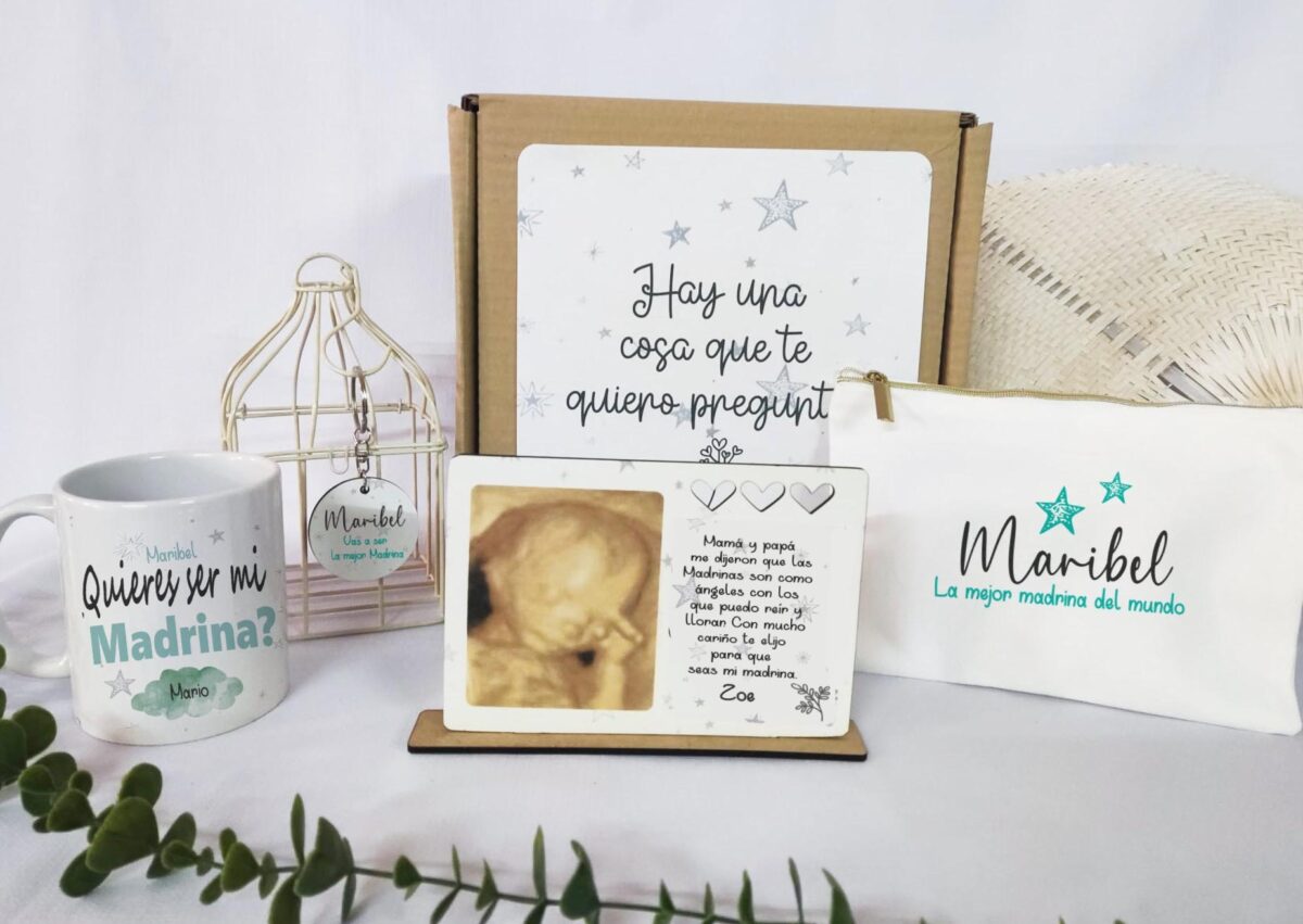 Kit Regalo padrinos ¿ quieres ser mi padrino o madrina de bautizo? - Imagen 3