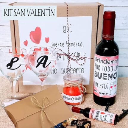 Kit regalo mujer/hombre San Valentín