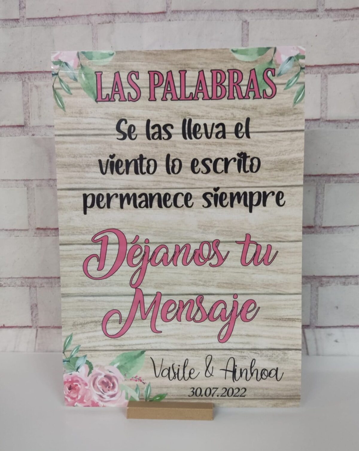 Cartel cartón decorativo EL VIENTO 🌬️ - Imagen 1