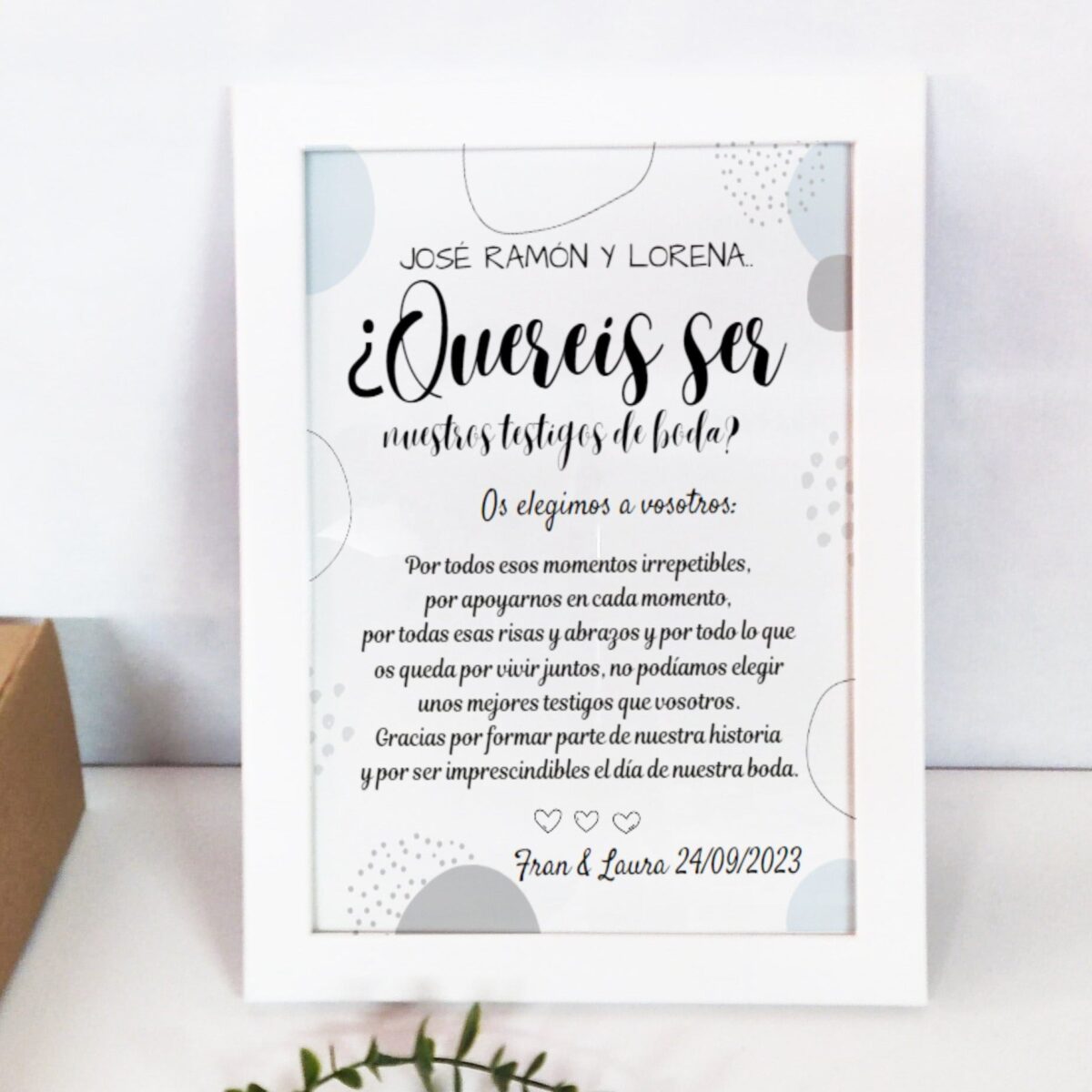 kit regalo testigos de boda - Imagen 2