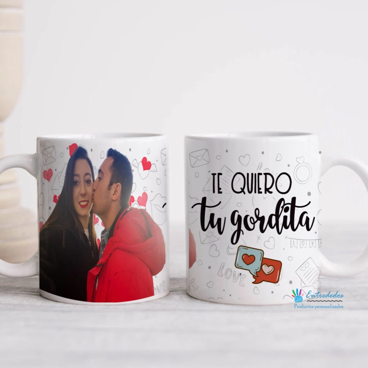 Taza especial san Valentín con tu foto favorita - Imagen 1