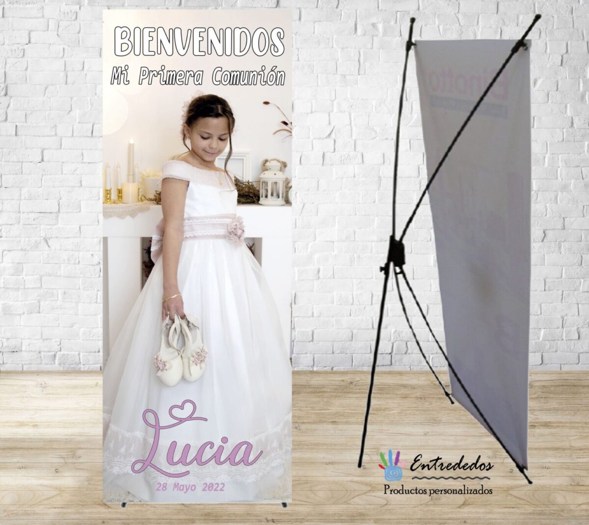 Banner para eventos diseño COMUNIÓN NIÑAS - Imagen 1