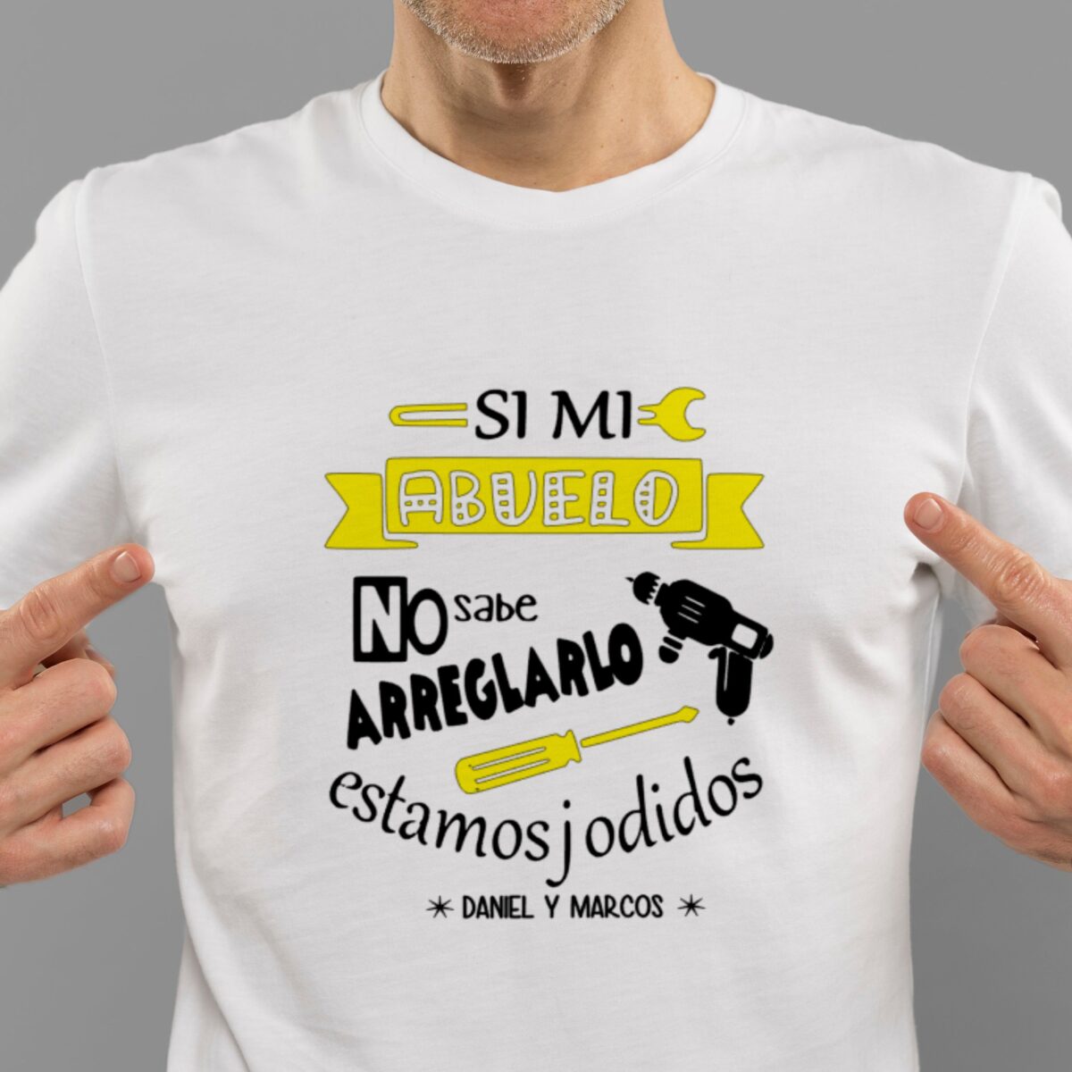 Camiseta ABUELO" si no sabe arreglarlo" - Imagen 7