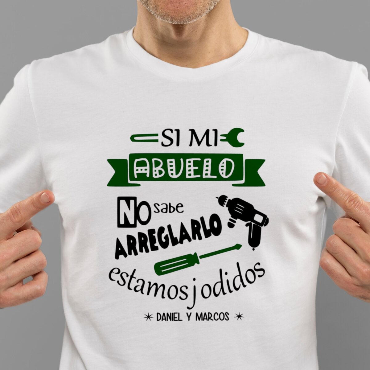 Camiseta ABUELO" si no sabe arreglarlo" - Imagen 9