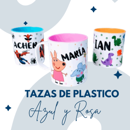 Taza de plástico para niños con «VARIEDAD DE DISEÑOS"