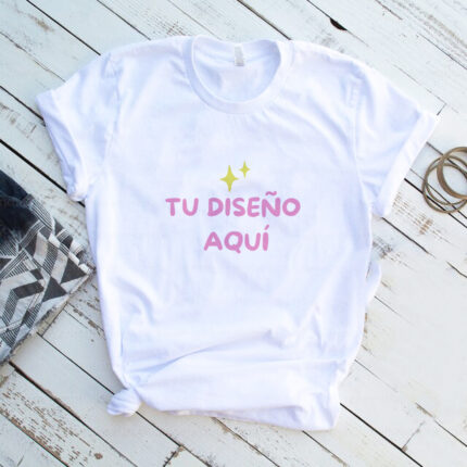 Camisetas BLANCAS para despedidas "TU DISEÑO"
