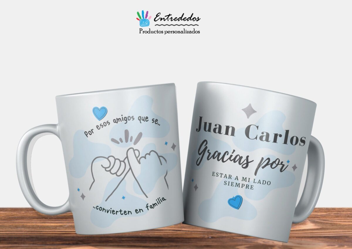 Taza  personalizada  por esos amigos que se convierten en.... - Imagen 4
