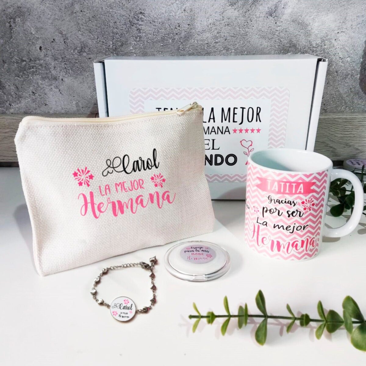 Kit regalo mujer  la mejor hermana - Imagen 2