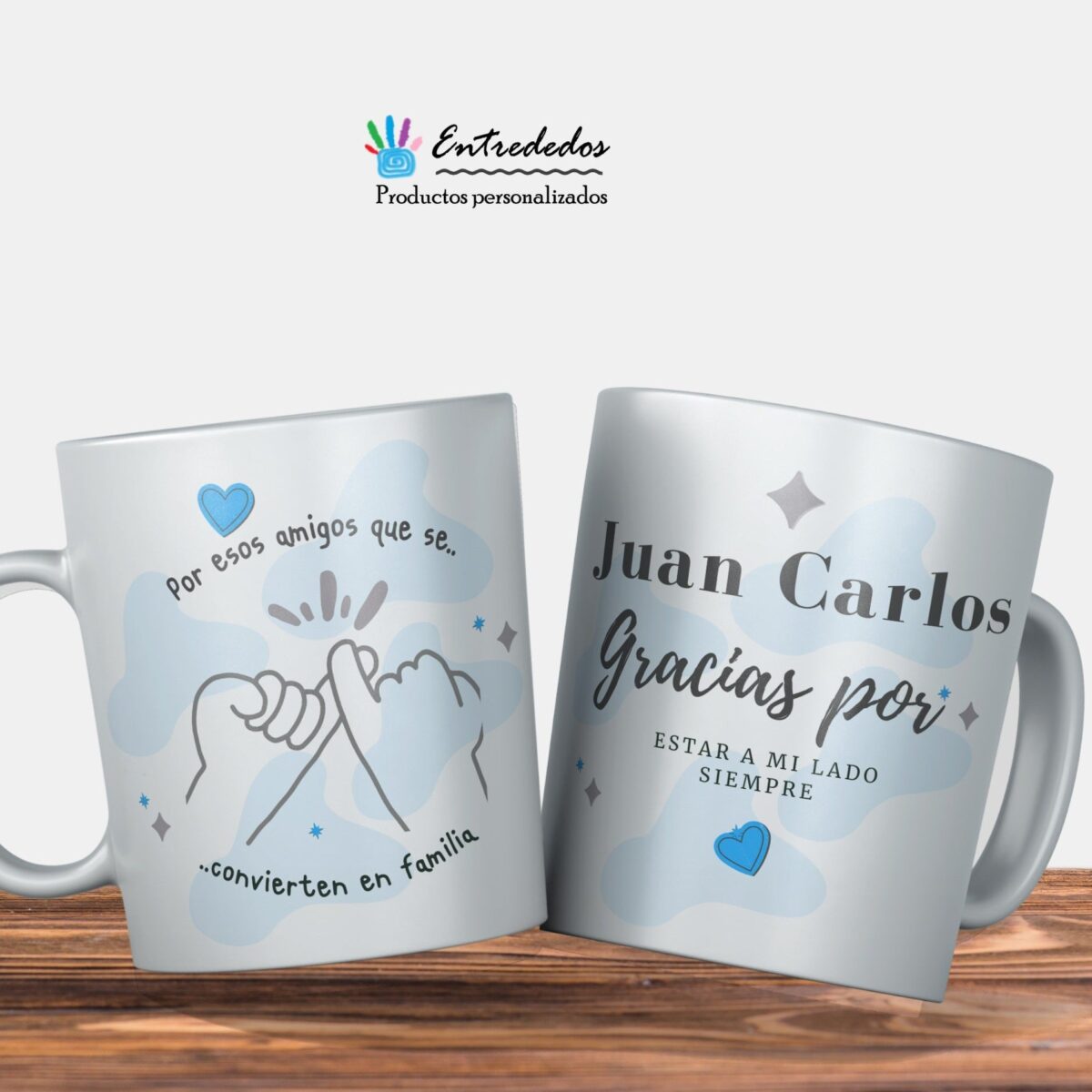 Taza  personalizada  por esos amigos que se convierten en.... - Imagen 1