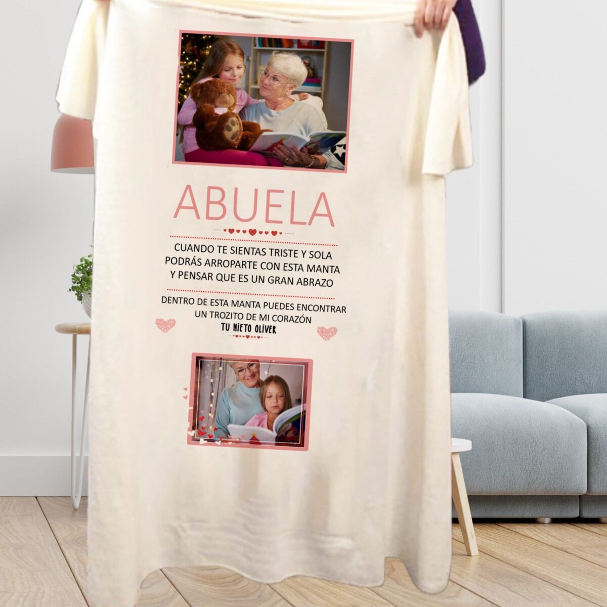 Manta polar para ABUELA - Imagen 2
