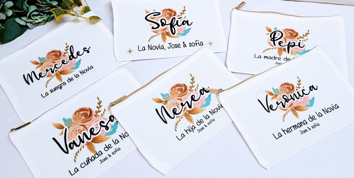 Kit regalo mujer con diseño floral en tonos dorados - Imagen 3