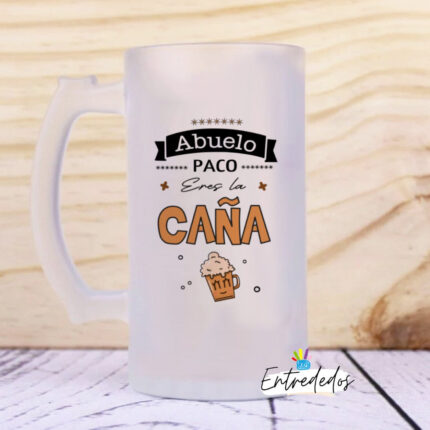 Jarra de cerveza eres la caña