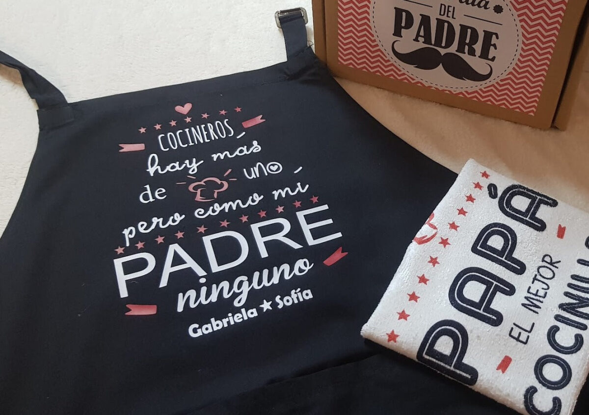 Delantal HOMBRE "Cocineros hay más de uno" - Imagen 2