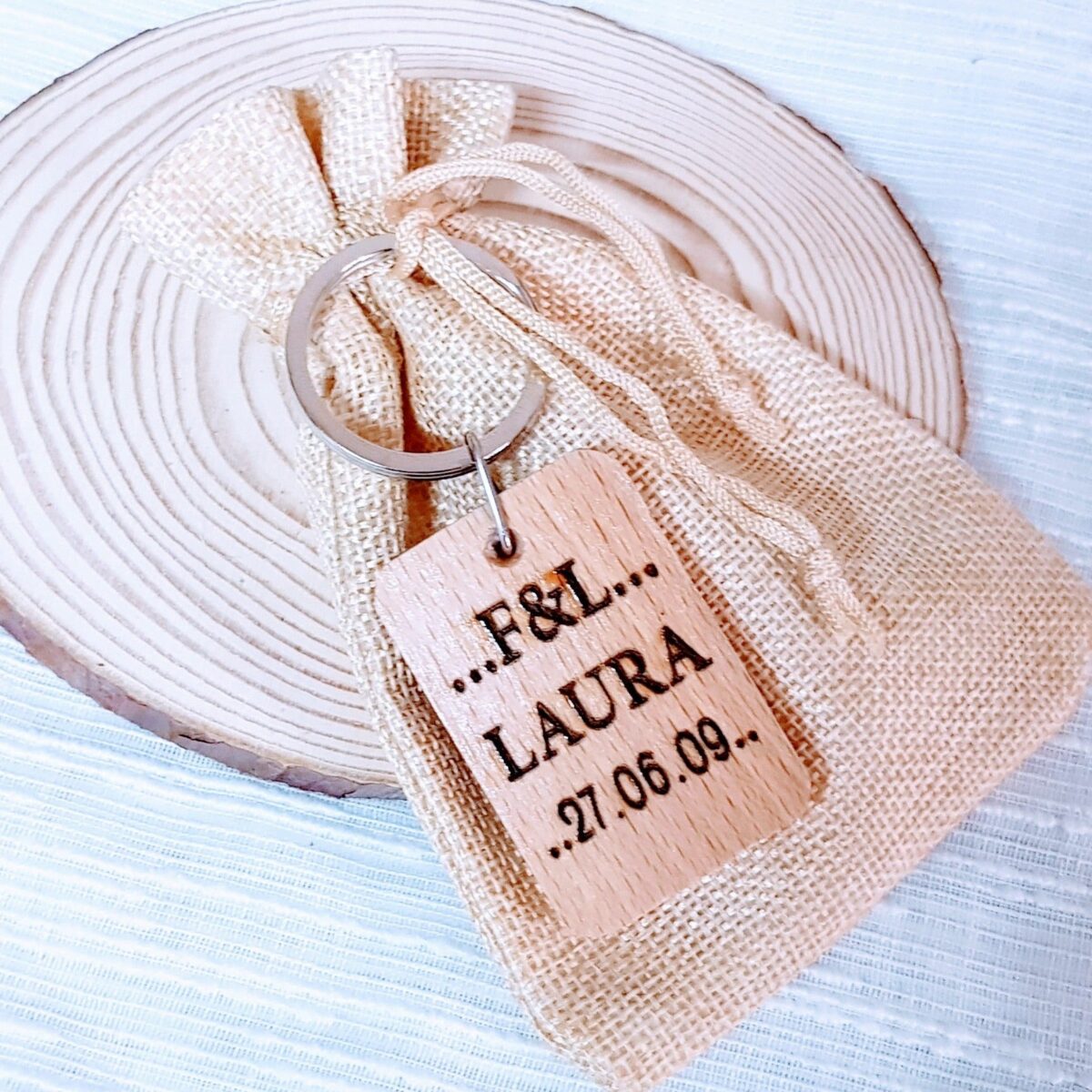 Llavero madera personalizados "EVENTOS"+25uUd - Imagen 2