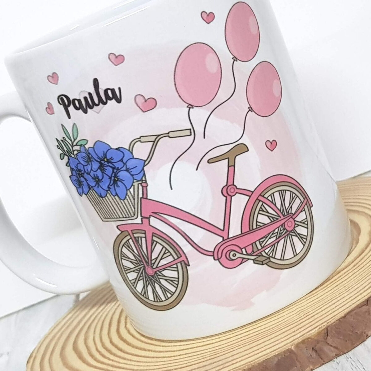 Taza para prima diseño bicicleta - Imagen 3