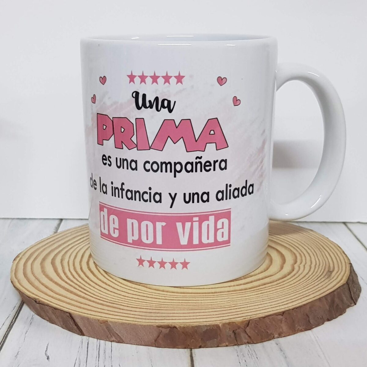 Taza para prima diseño bicicleta - Imagen 1