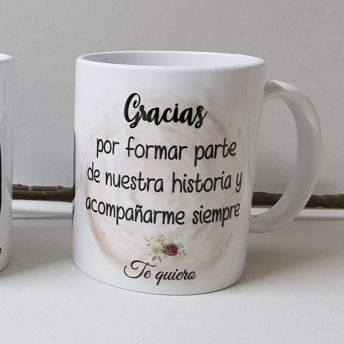 Taza para bodas "ILUSTRACION NOVIOS" - Imagen 3
