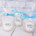 Vela en Tarrito de Cristal Personalizable