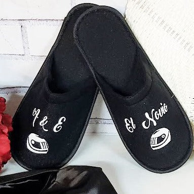 Zapatillas para hombres negras personalizadas