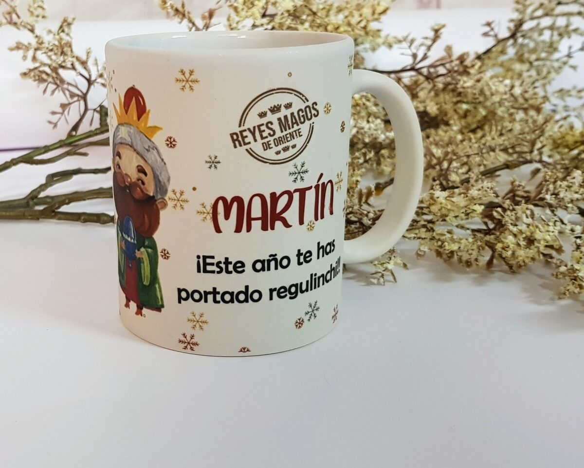 🎄 Taza Reyes Magos personalizada - Imagen 2
