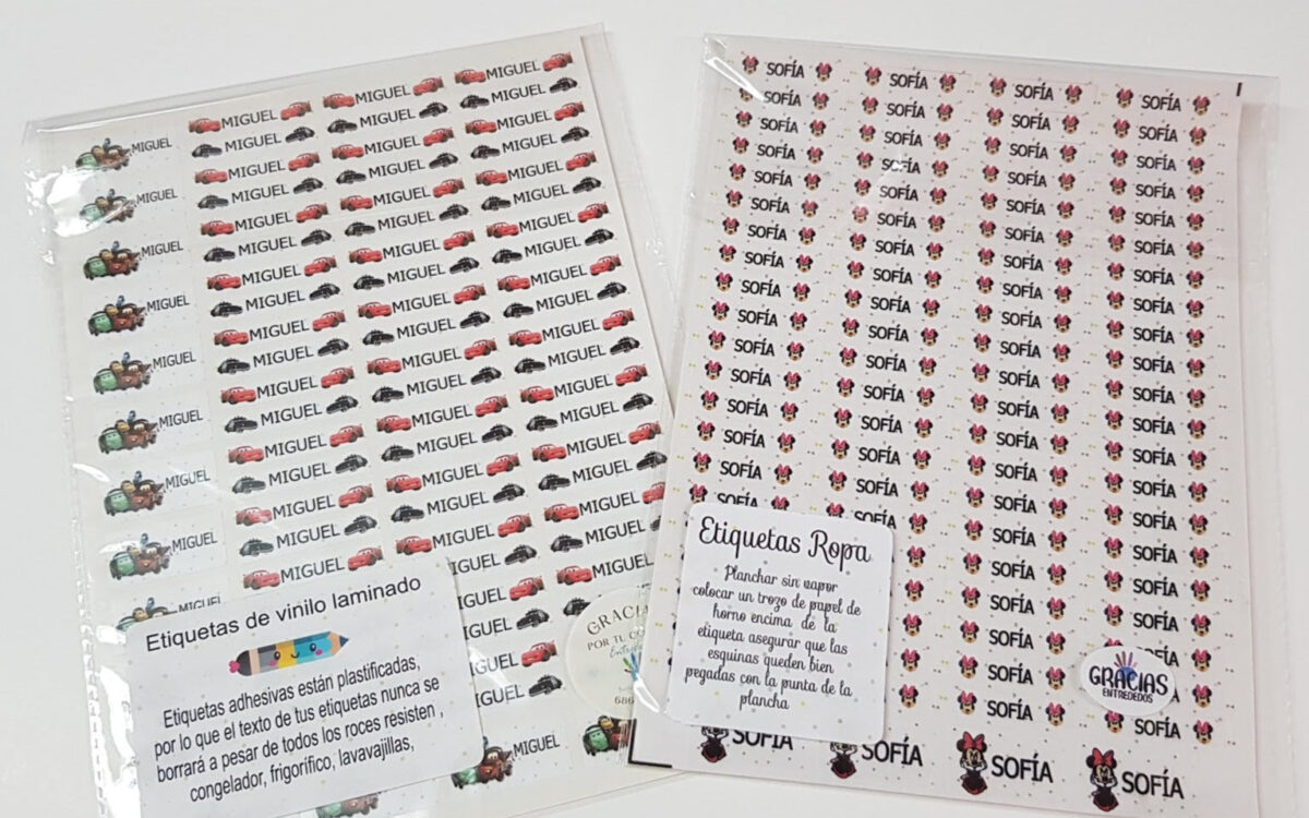Etiquetas para ropa textil para niños - Imagen 9