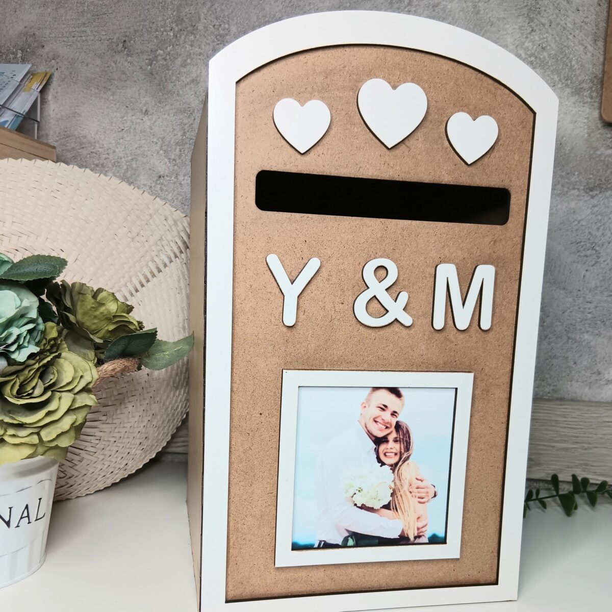 Caja para sobres personalizado para bodas o cualquier evento - Imagen 1