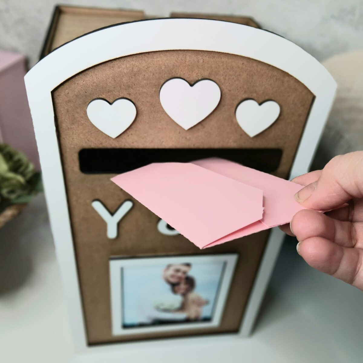 Caja para sobres personalizado para bodas o cualquier evento - Imagen 2