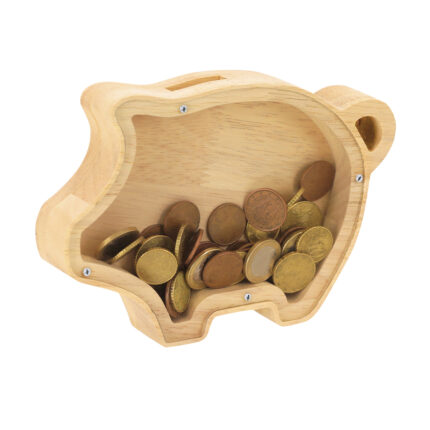 Hucha de madera "CERTIDO" + 10UD