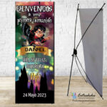 Banner Creativo para Eventos HARRY POTTER con escoba