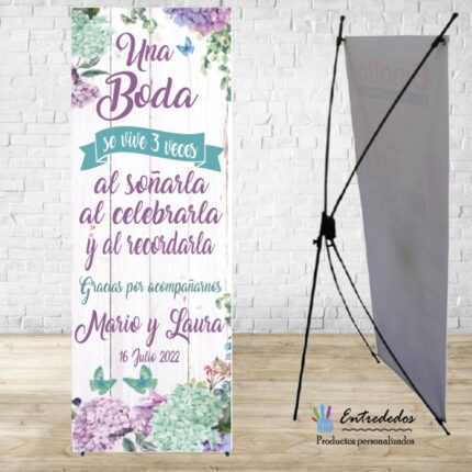 Banner para eventos HORTENSIAS
