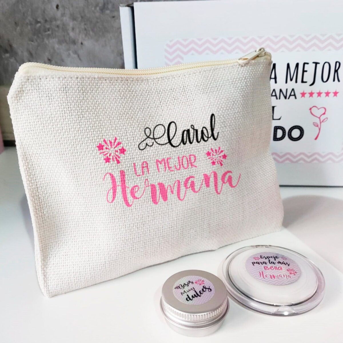 Kit regalo mujer  la mejor hermana - Imagen 5