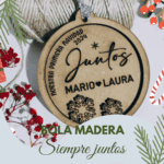 Bolas de Navidad Personalizadas de Madera – para Árbol