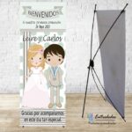 Banner Creativo para Eventos COMUNIÓN GEMELOS VERDE