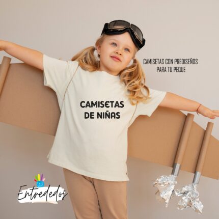 Camiseta niños prediseñadas para niñas (MANGA CORTA)