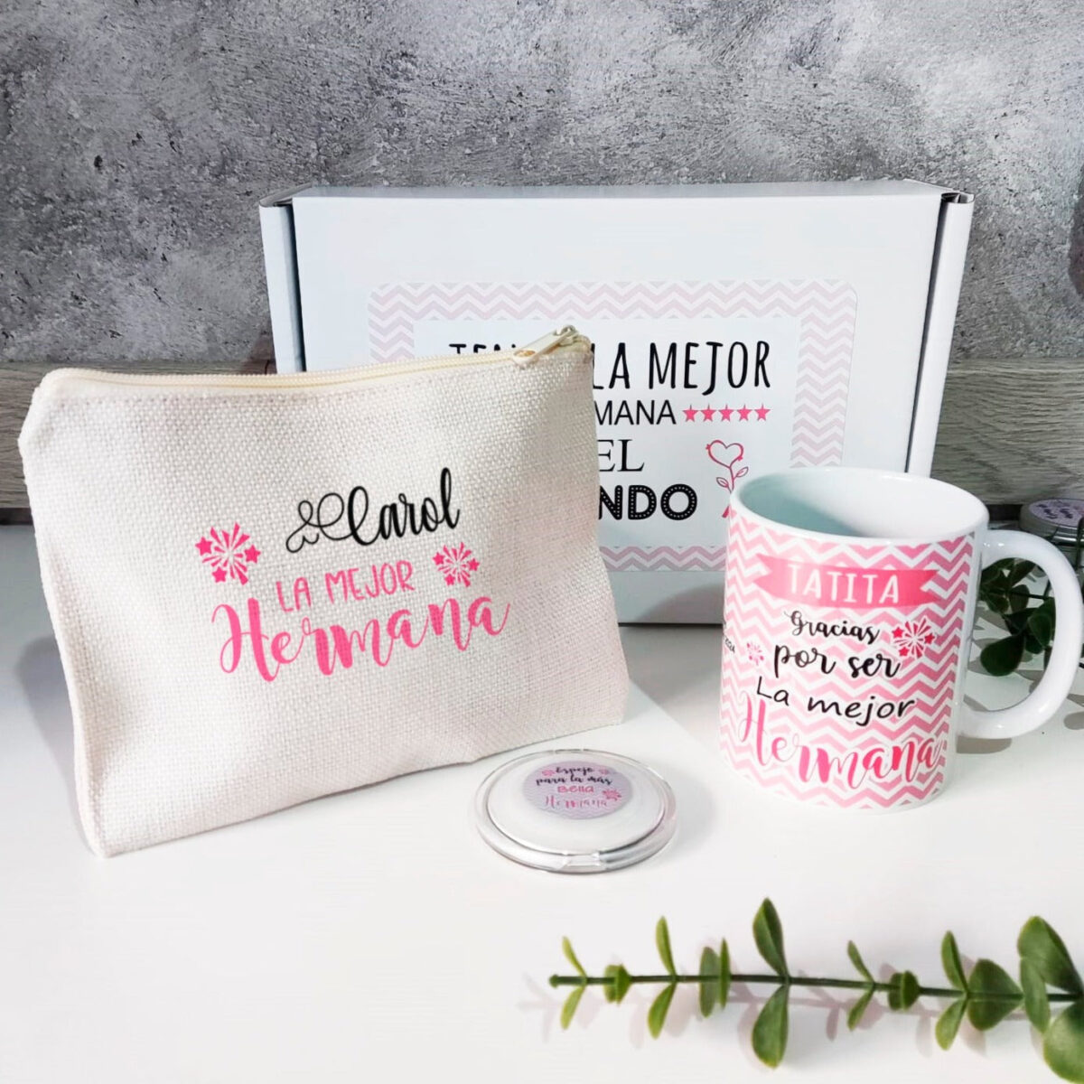 Kit regalo mujer  la mejor hermana - Imagen 3