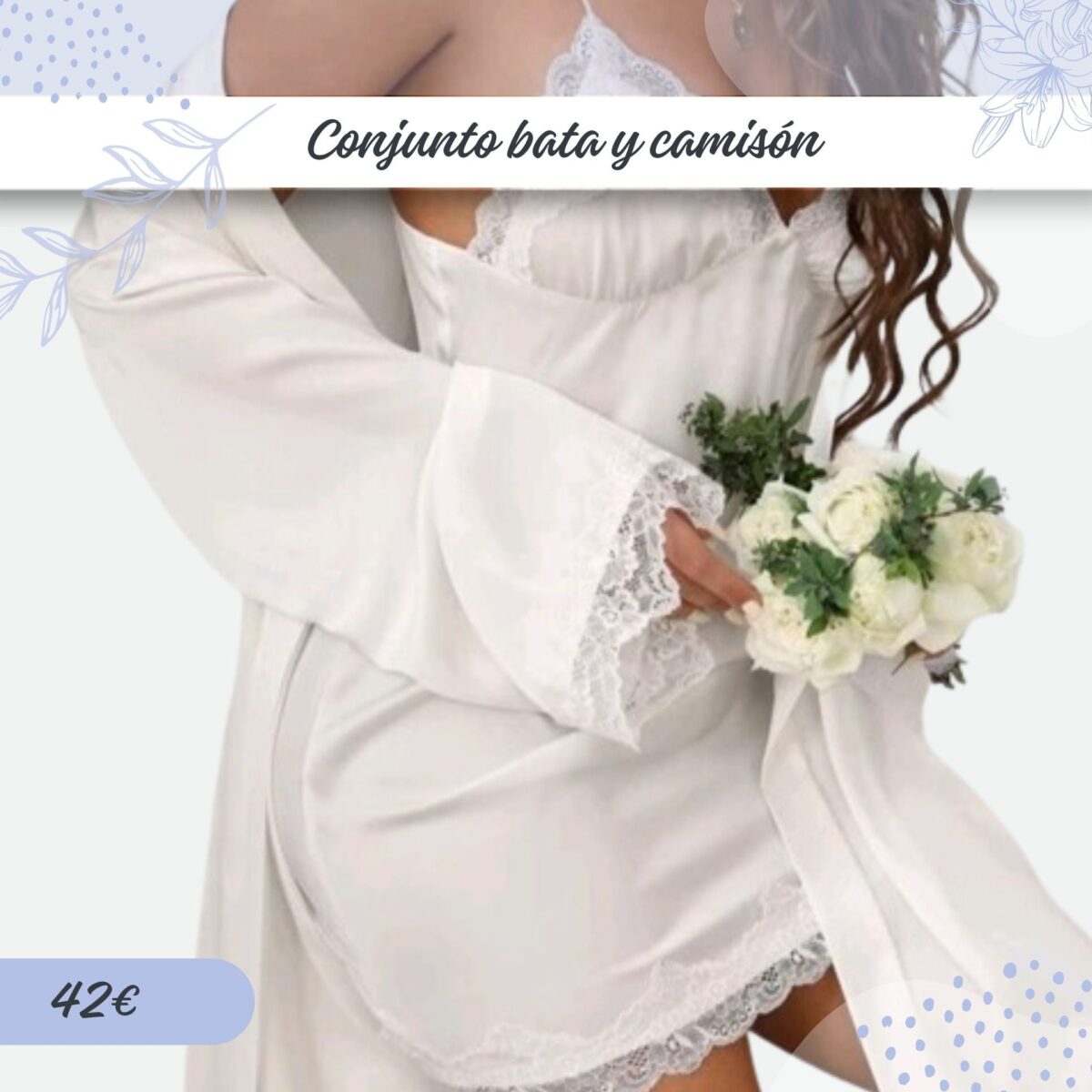 Bata + camisón modelo PREMIUN - Imagen 1