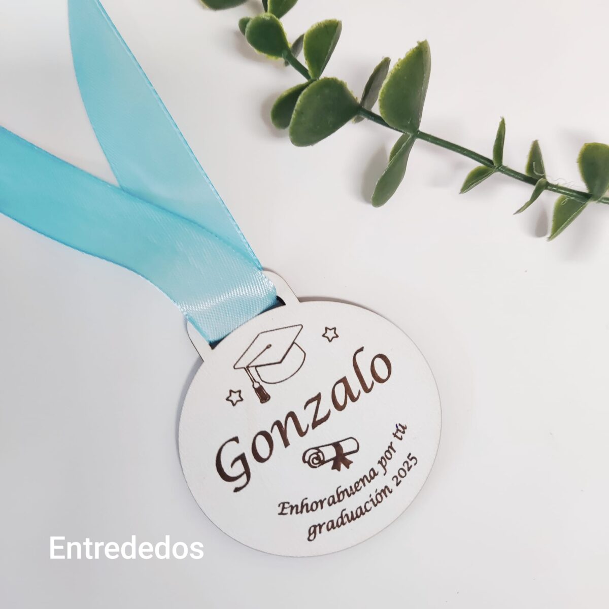 Medalla personalizada para "GRADUACIÓN" - Imagen 1