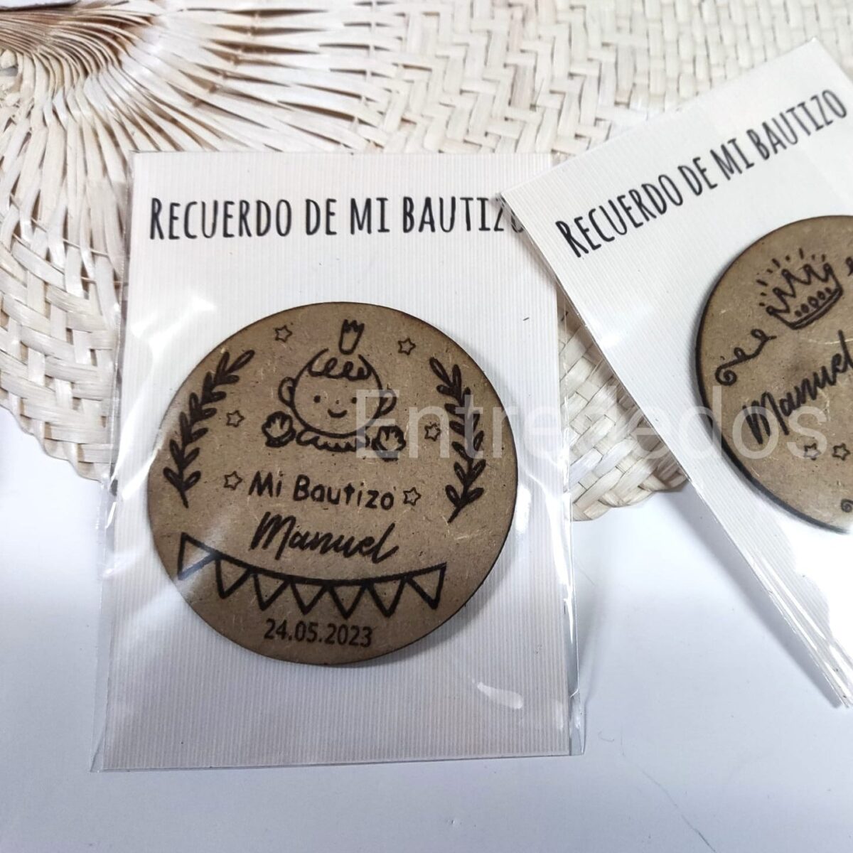 Imanes de madera personalizado para EVENTOS - Imagen 1
