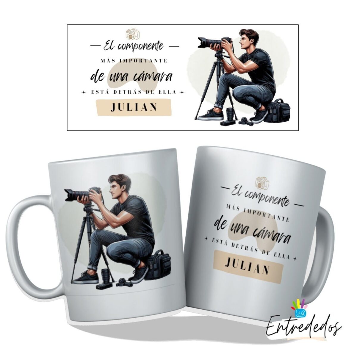 Taza VIDEÓGRAFO personalizada - Imagen 1