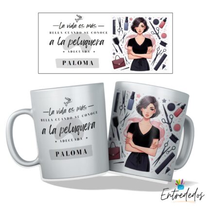 Taza PELUQUERO/A personalizada