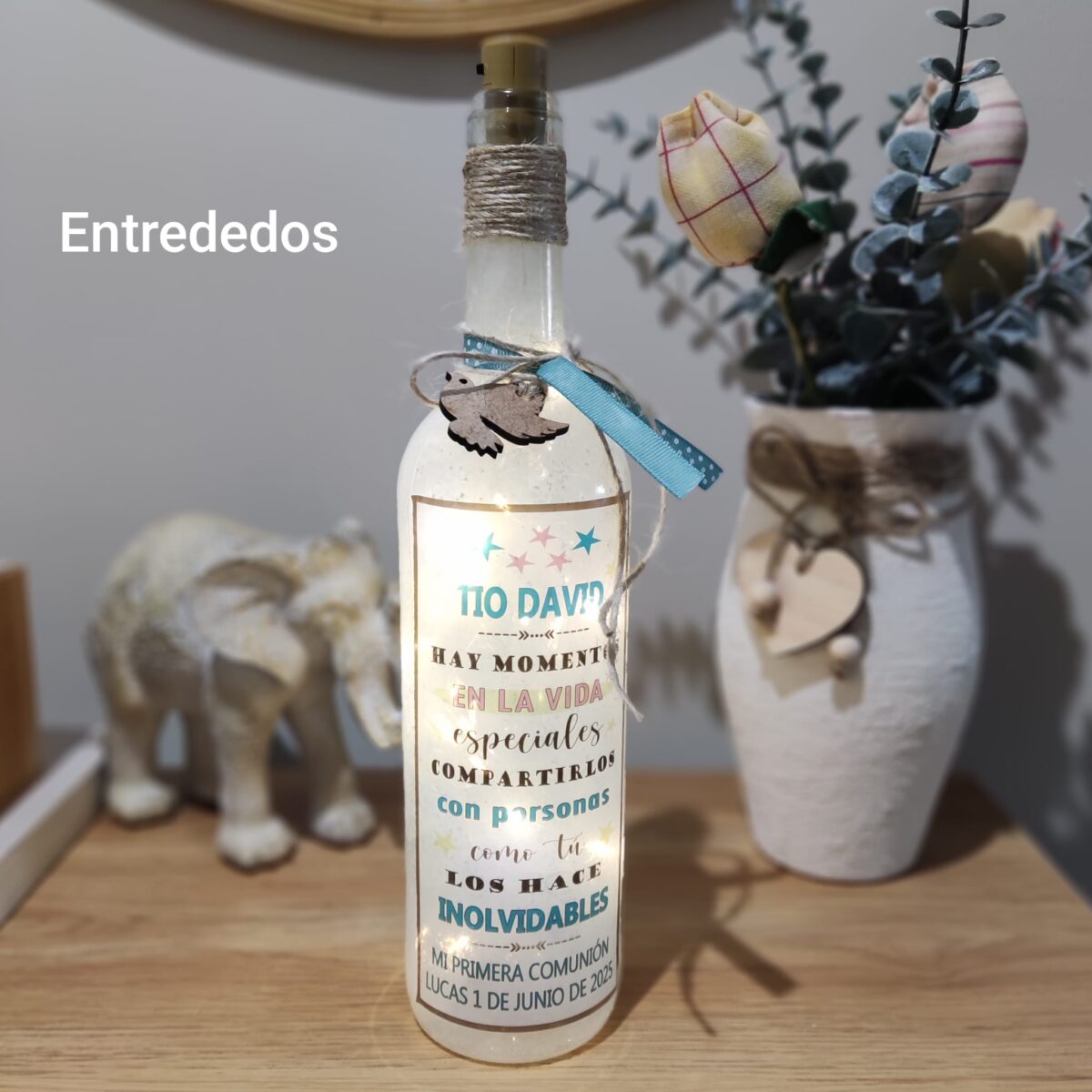 Botellas luminosa MOMENTOS EN LA VIDA - Imagen 4