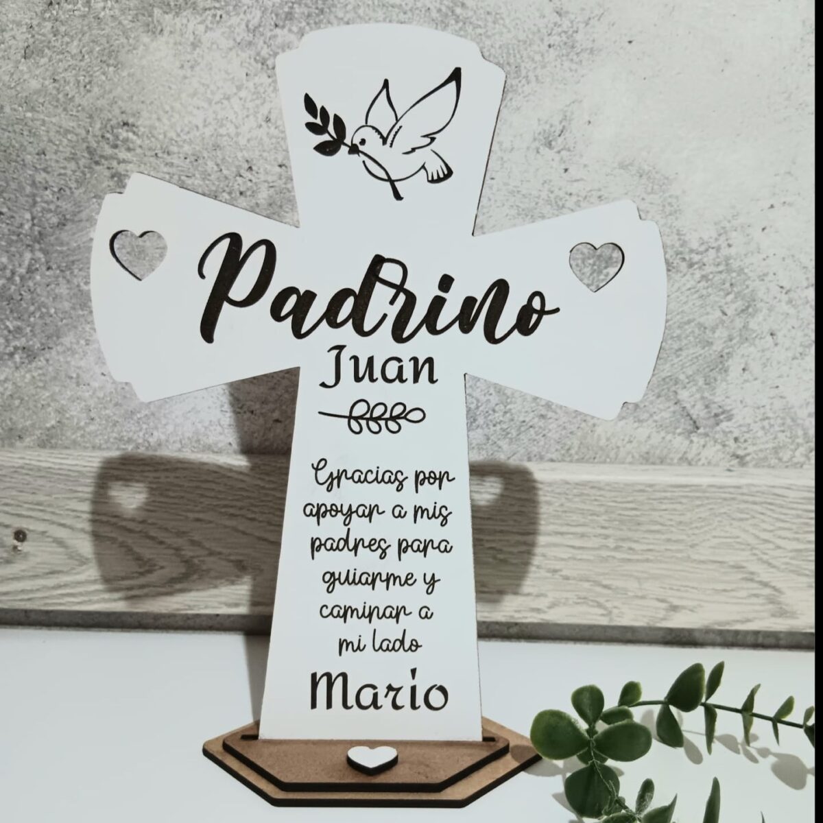 Cruces Personalizadas para Padrinos, Madrinas y Catequistas - Imagen 1